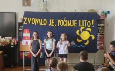 Zadnji dan nastave, završna priredba i podizanje Zelene zastave