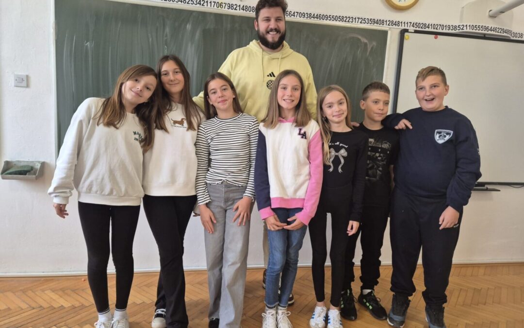 Posjet poznatog glumca našoj školici