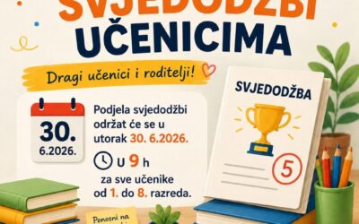 Dodjela svjedodžbi